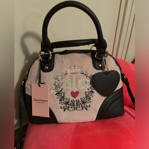 Pink diamond heritage satchel juicy couture